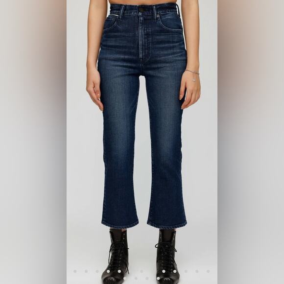NWOT Moussy Vintage Emma Cropped Flare Jean Size 26 - Picture 1 of 15